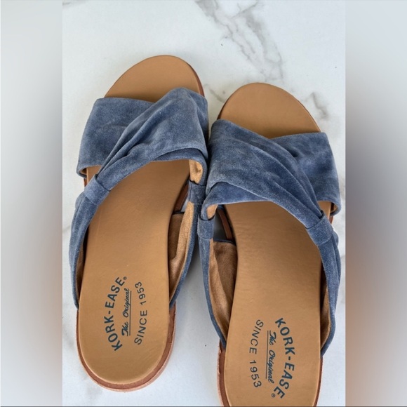 Women Kork-Ease Suede leather slide sandals Size 11M - Picture 3 of 4